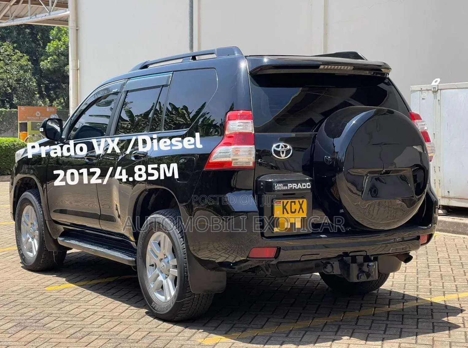 Toyota Land Cruiser Prado 3.0 D-4D (190 Hp) 7 seats 2016 Teal