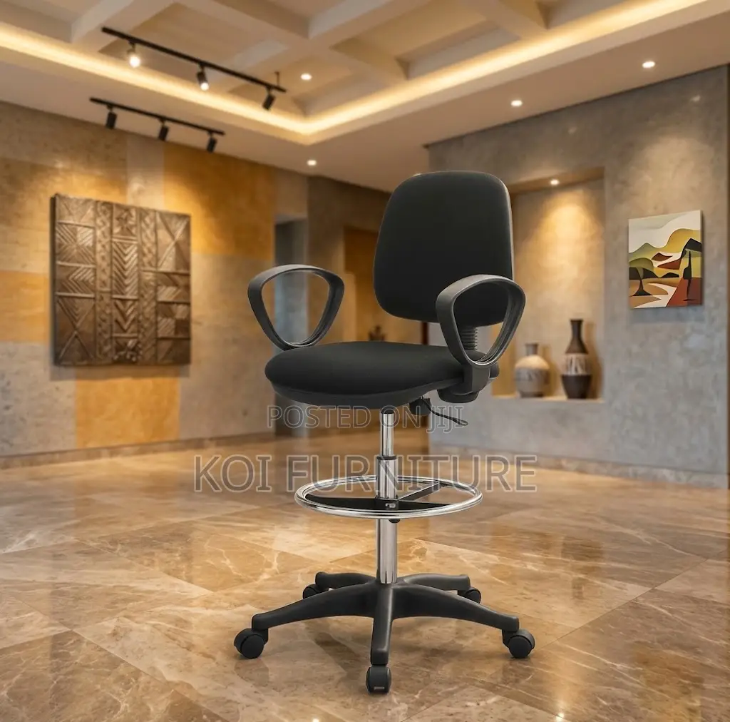 Adjustable High Height Chair | Receptionist Modern Seats