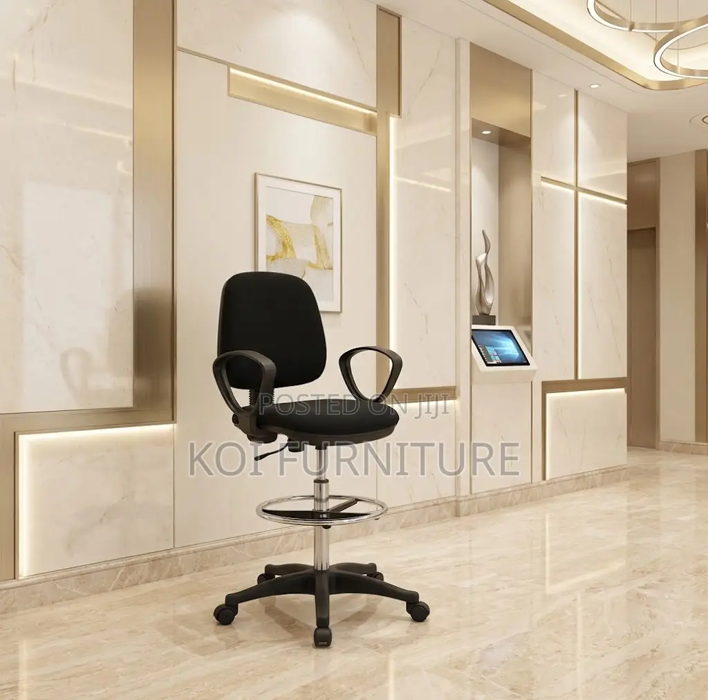 Adjustable High Height Chair | Receptionist Modern Seats