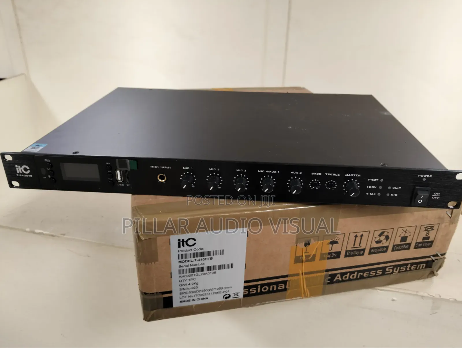 The ITC T_240 DTB Machine Available, ITC Amplifiers Available 
