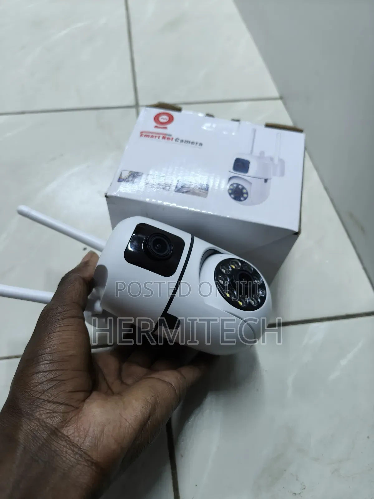 V380 Security Camera With Dual Lens and Easy Power Connection