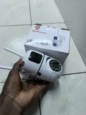 V380 Security Camera With Dual Lens and Easy Power Connection