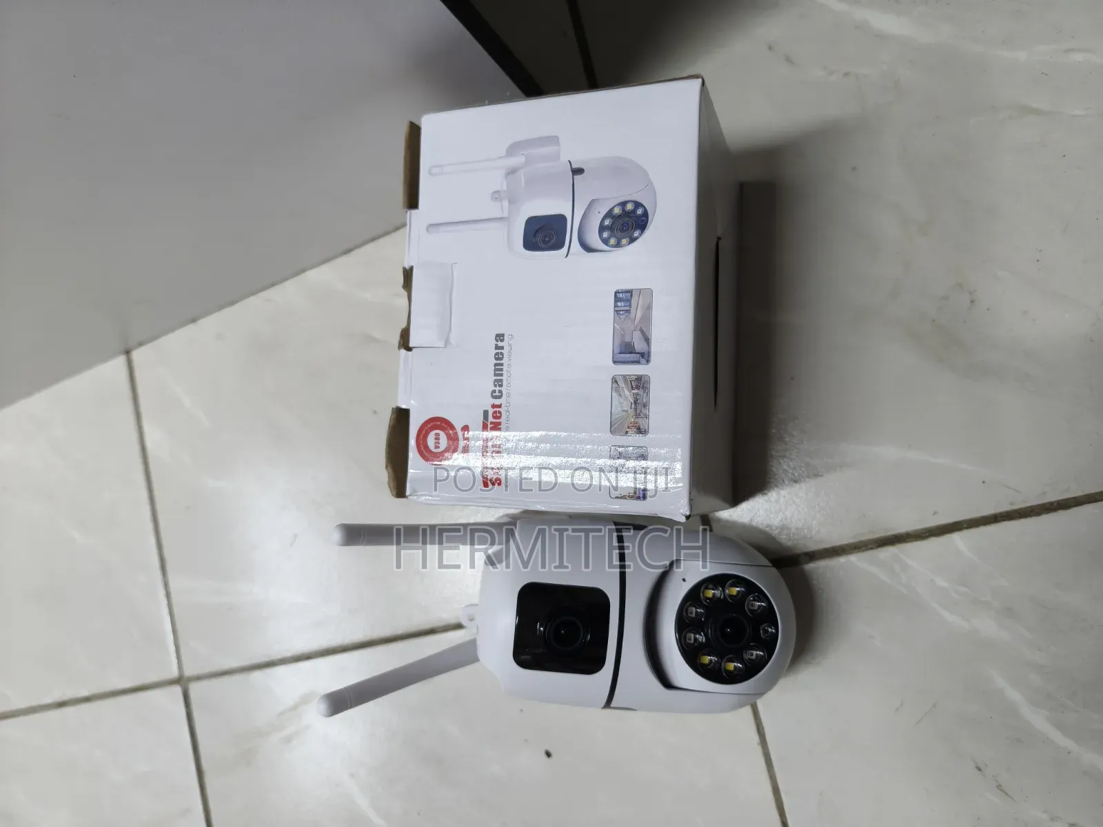 Smart WiFi Dual Lens Camera for Day and Night Surveillance