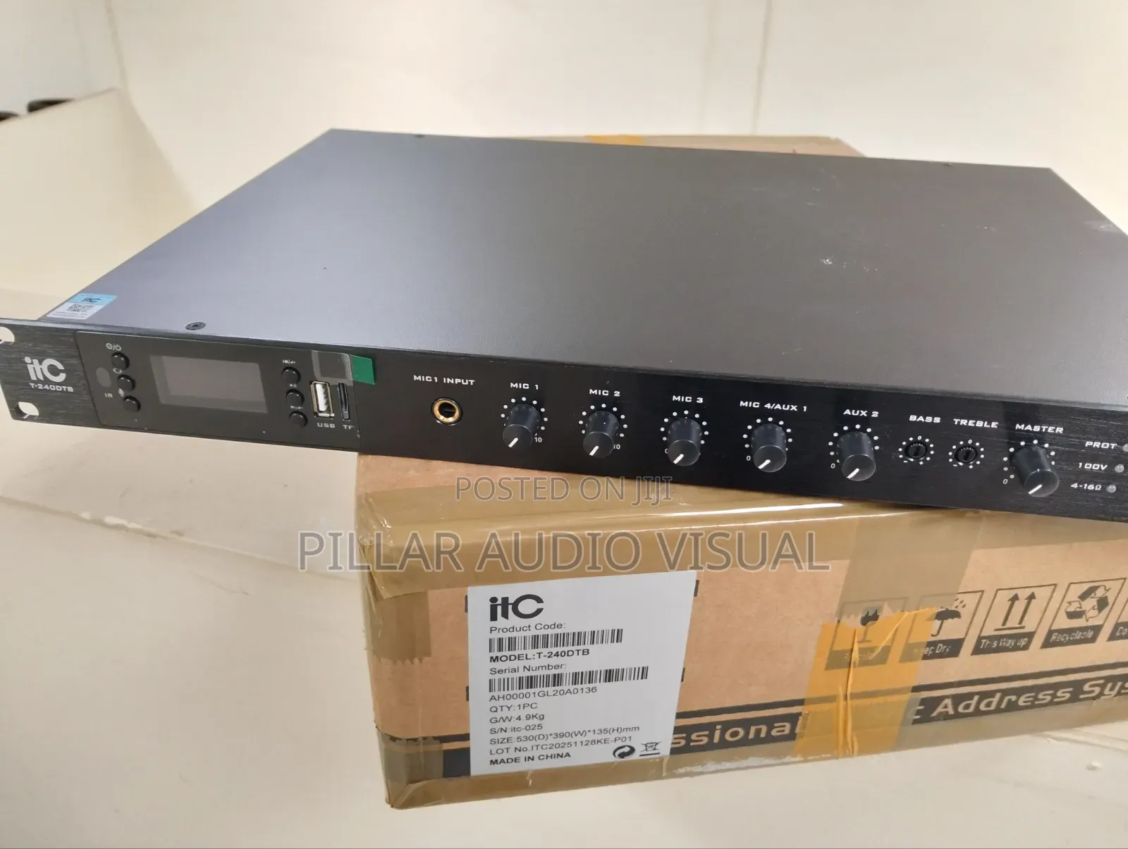 Machine Amplifiers the T_240DTB Amplifiers Available