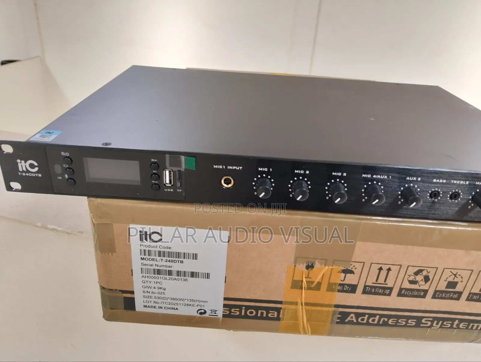 Machine Amplifiers the T_240DTB Amplifiers Available
