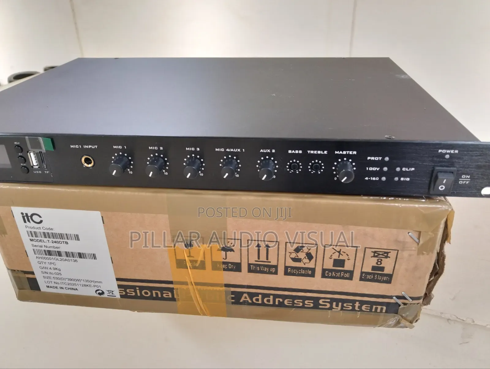 Machine Amplifiers the T_240DTB Amplifiers Available