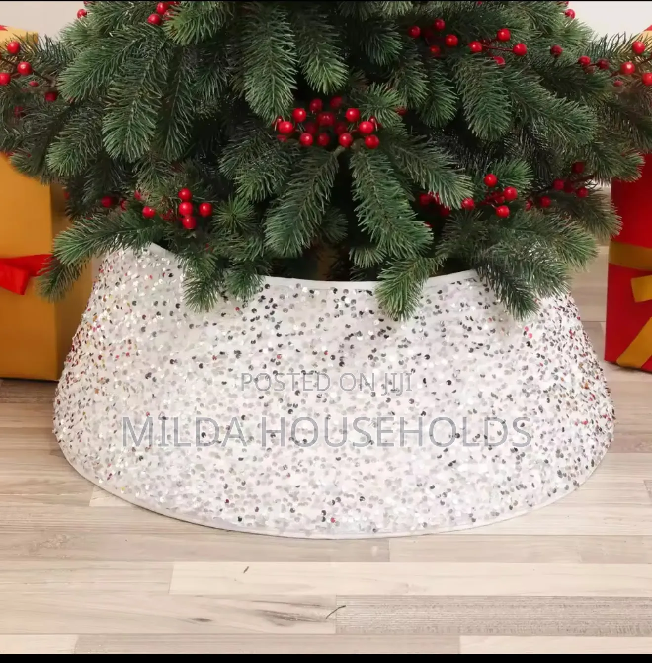 3D Christmas Tree Collar Skirt
