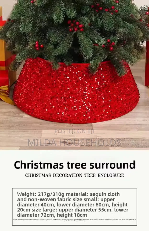 3D Christmas Tree Collar Skirt
