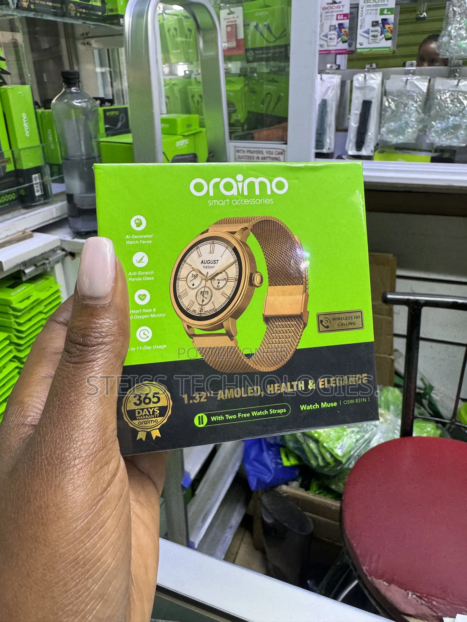 Oraimo Gold Watch Muse