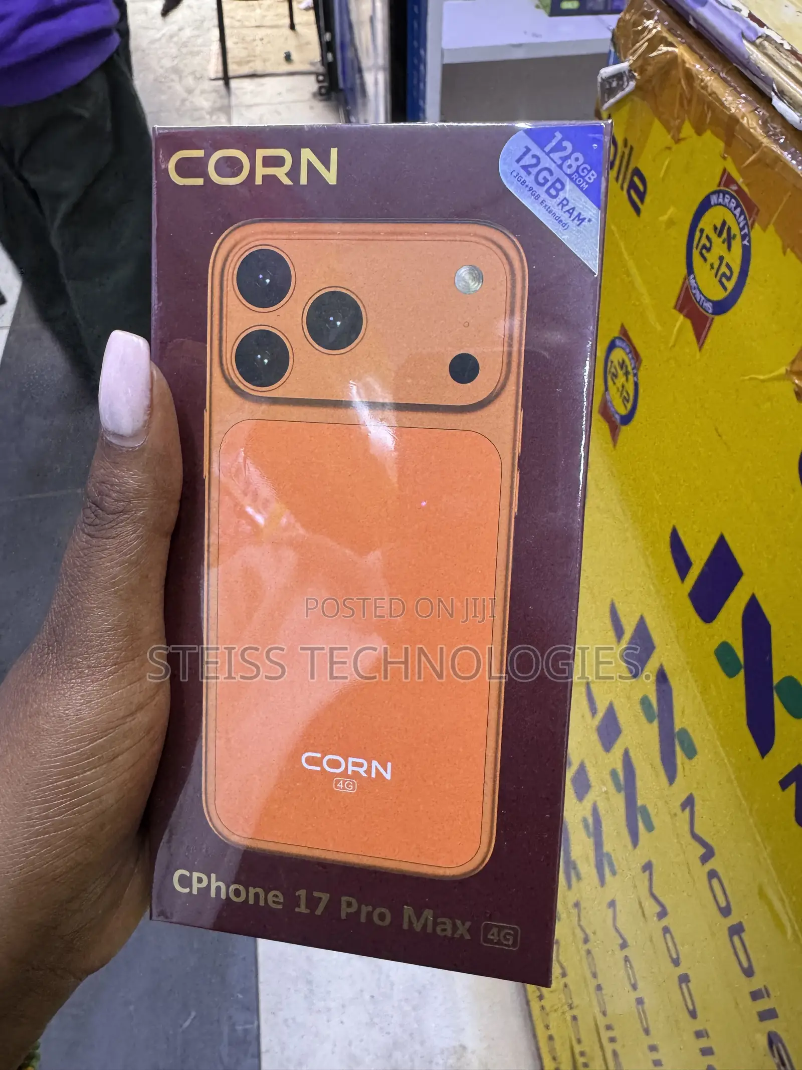 New Mobile Phone 128 GB Orange