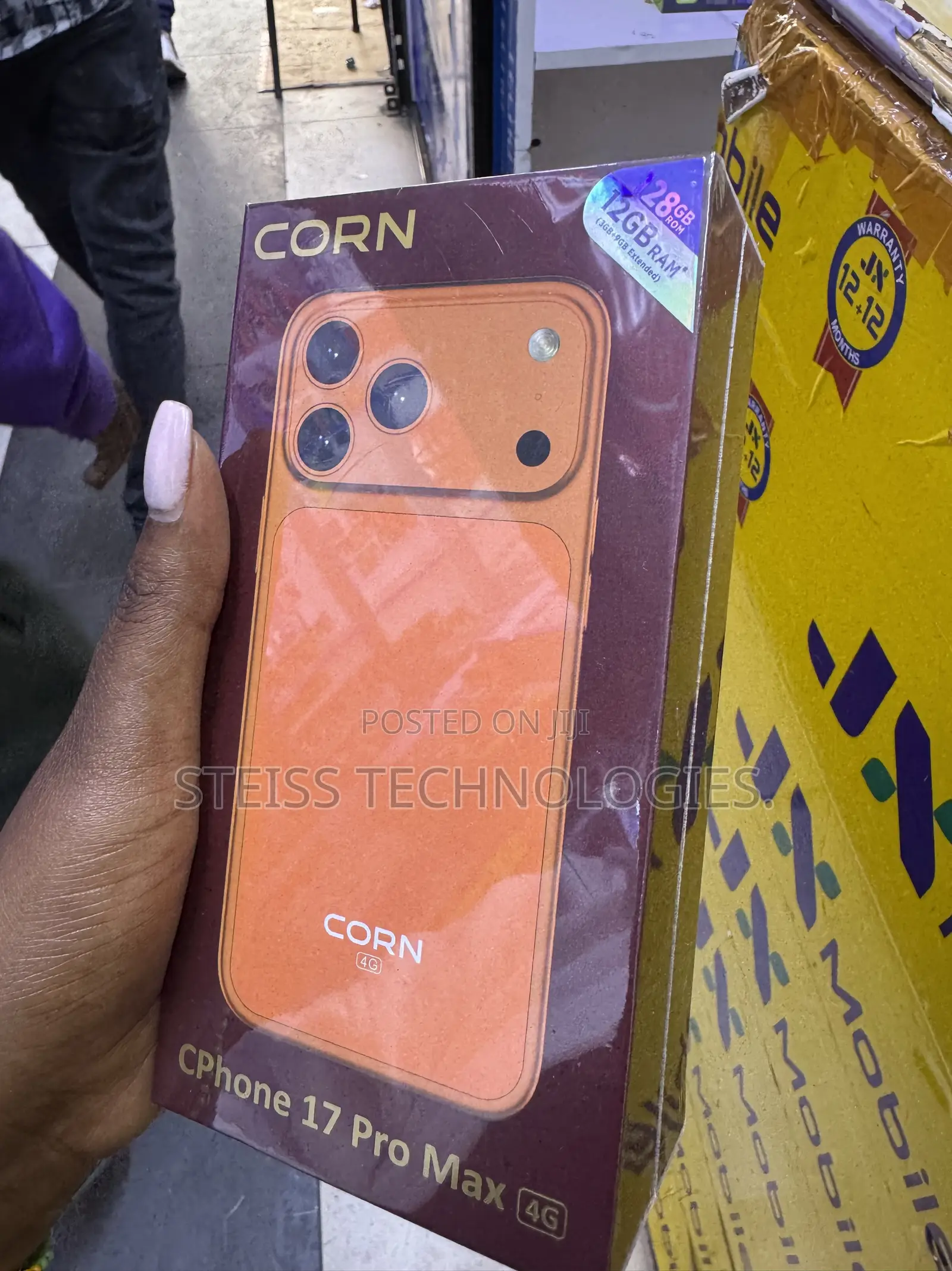 New Mobile Phone 128 GB Orange