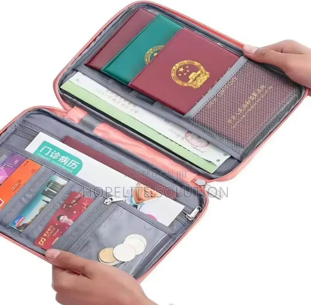 Family Big Size Passport Holder Bag