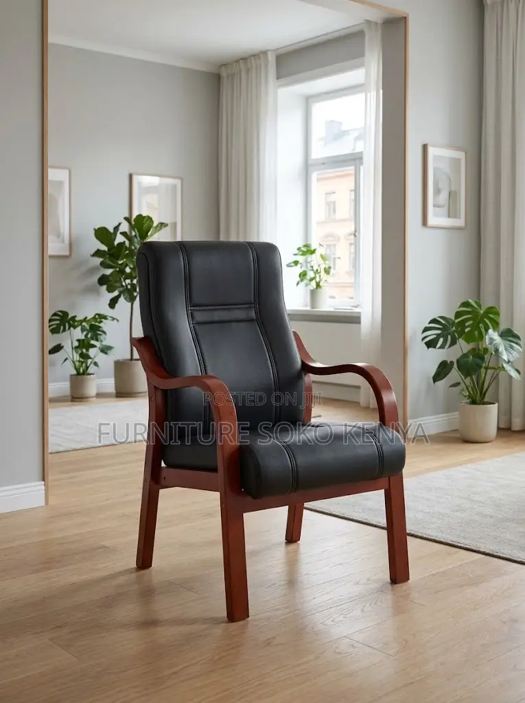 Leatherette High Seats | Mahogany Made Director Chair