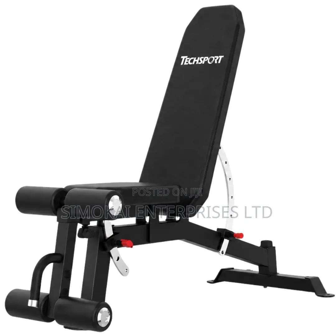 TechSport Adjustable Weight Bench With Incline,Flat & Decline