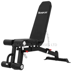 TechSport Adjustable Weight Bench With Incline,Flat & Decline