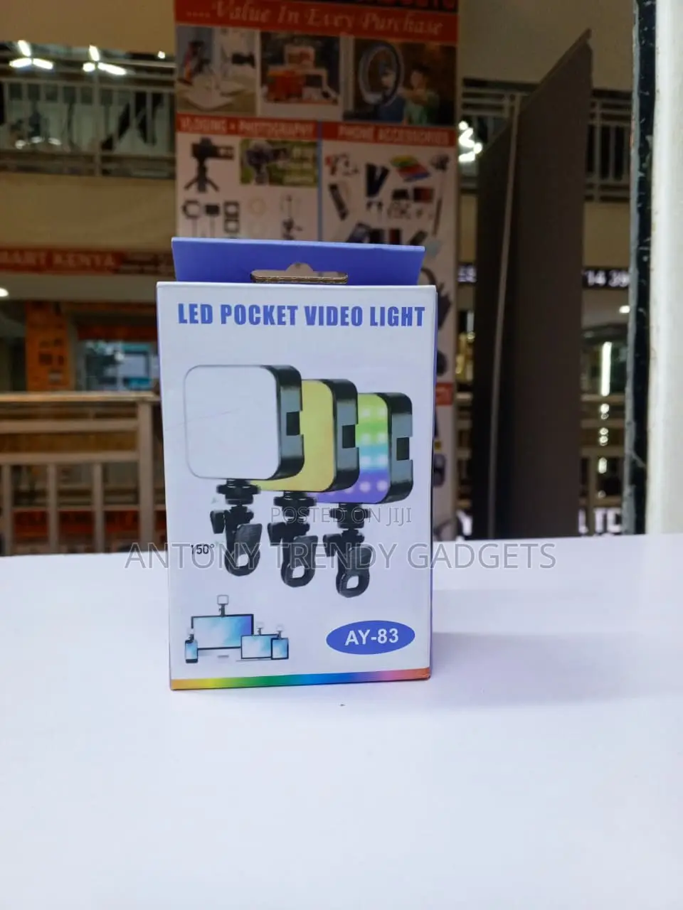 Portable LED Video Light With White, Warm and RGB Modes