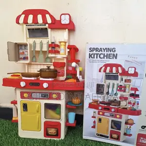 48 Pieces Battery Operated Kids Kitchen Set Toys