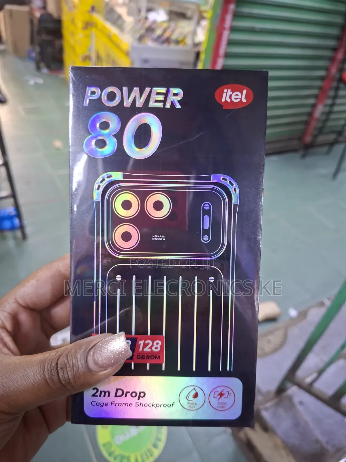 New Itel Power 80 128 GB Black