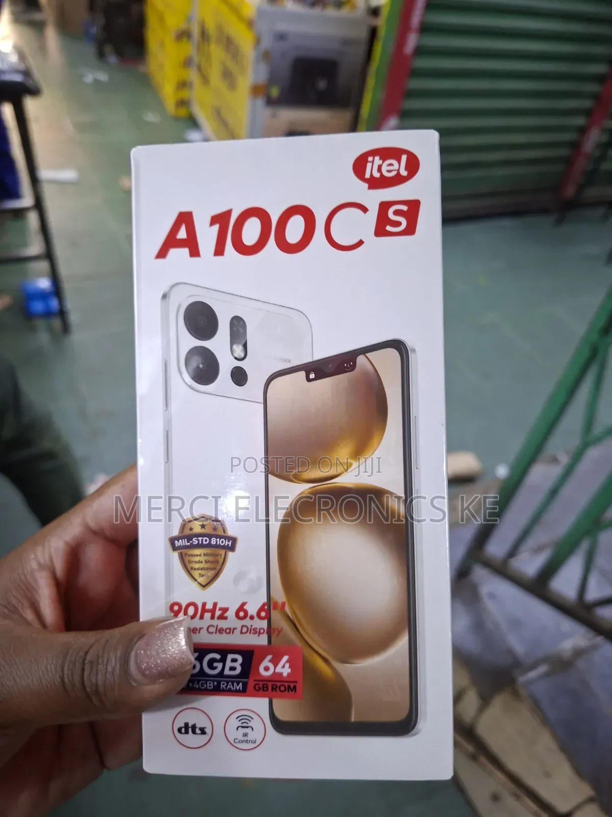 New Itel A100C 64 GB Black
