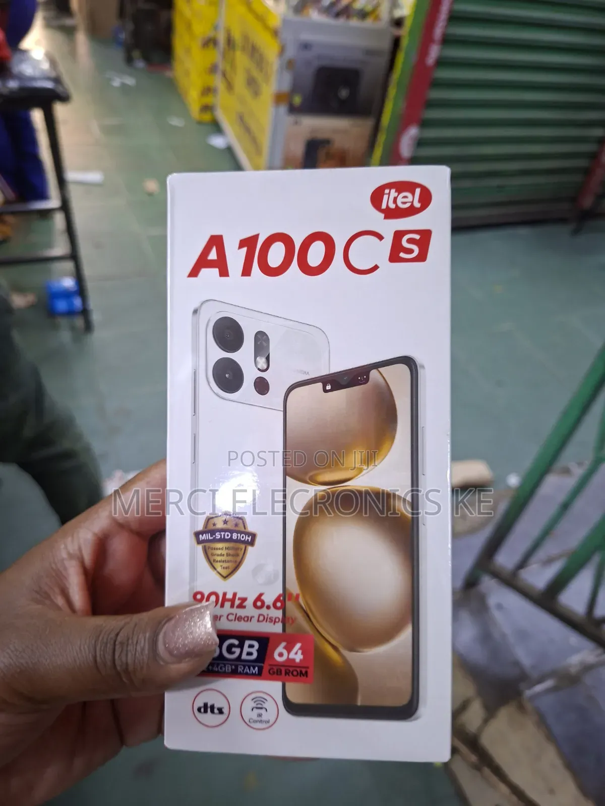 New Itel A100C 64 GB Black