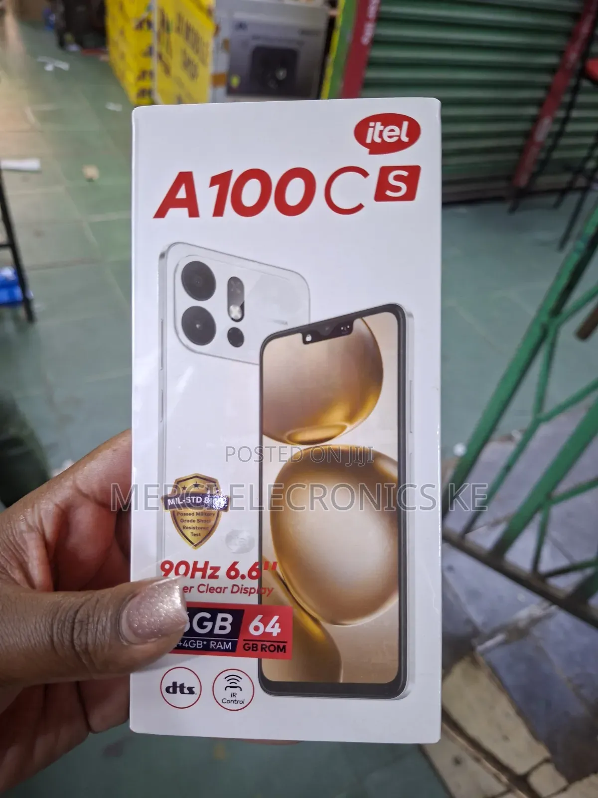 New Itel A100C 64 GB Black