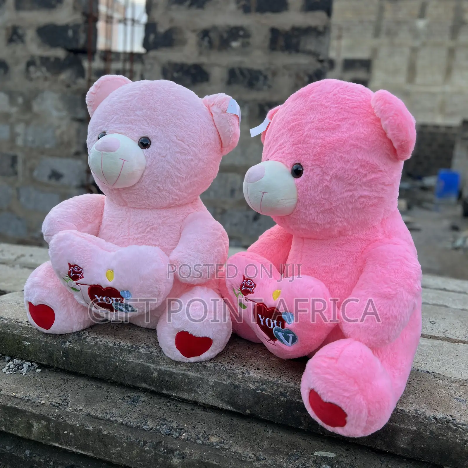 60cm Cute Big Teddy Bear Dolls Pink in Color