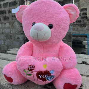 60cm Cute Big Teddy Bear Dolls Pink in Color