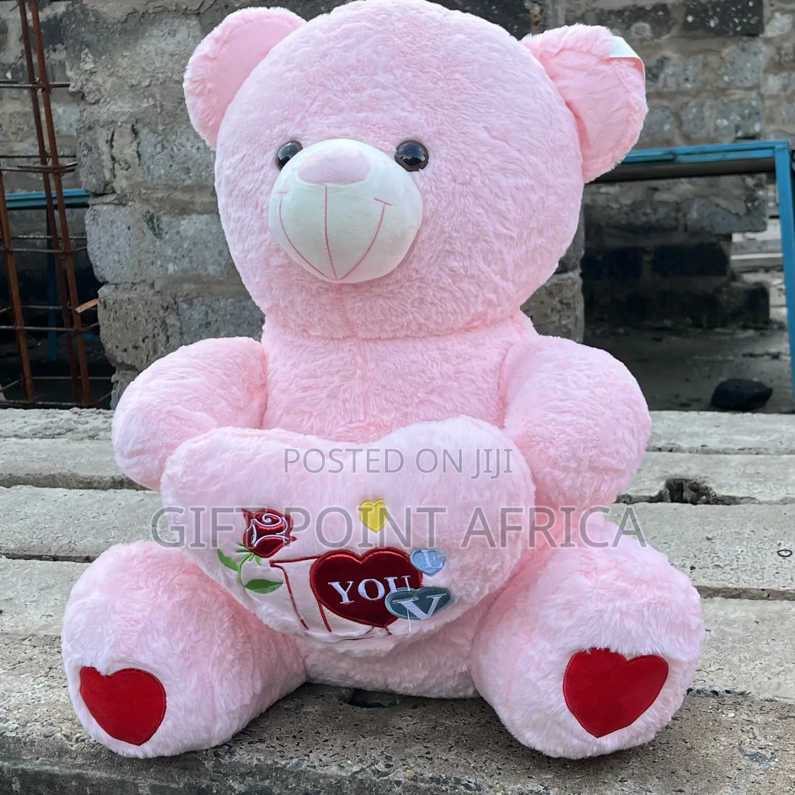 60cm Cute Big Teddy Bear Dolls Pink in Color