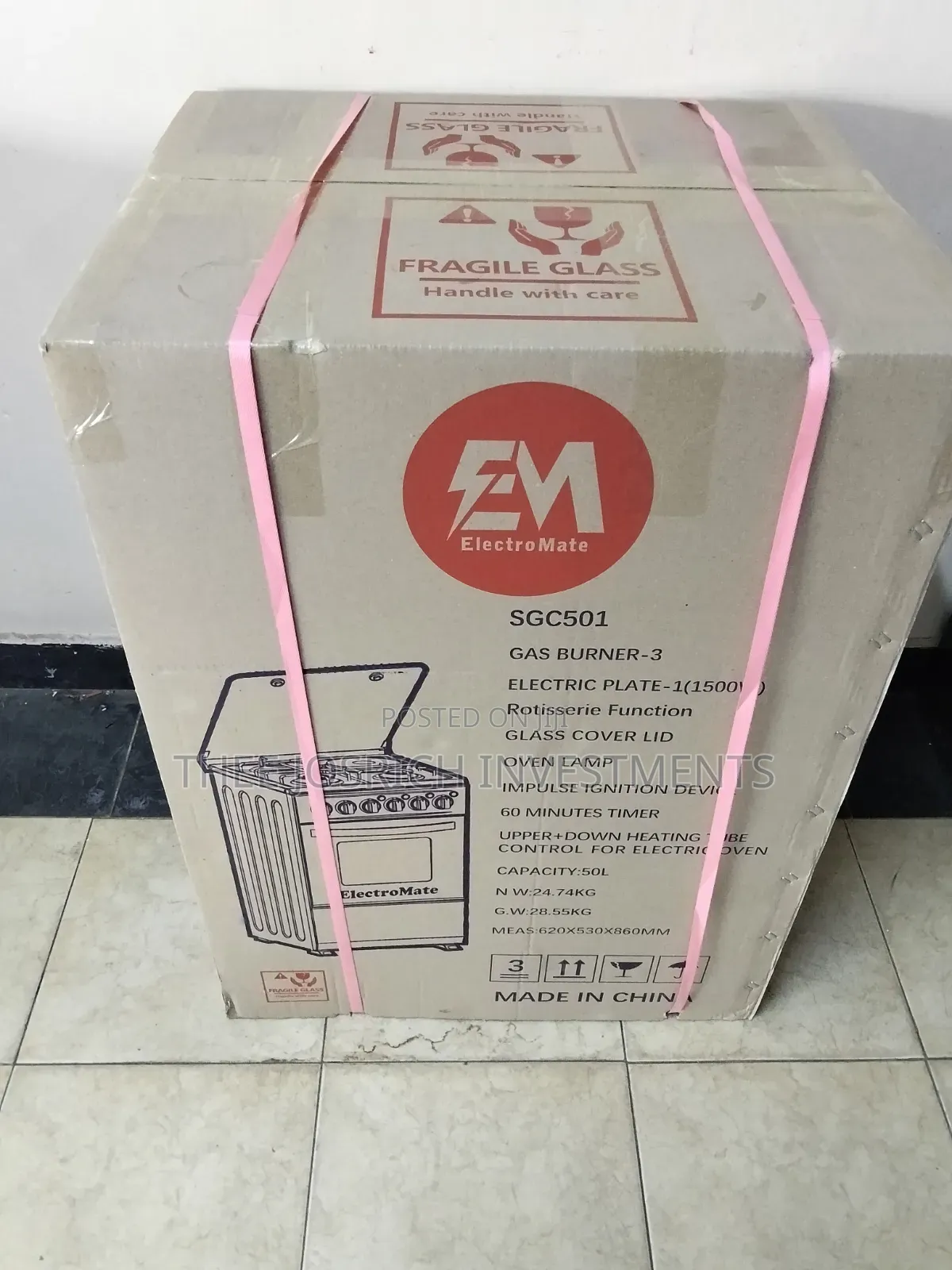 Electromate 3+1 Standing Cooker Size 50*55 SGC501