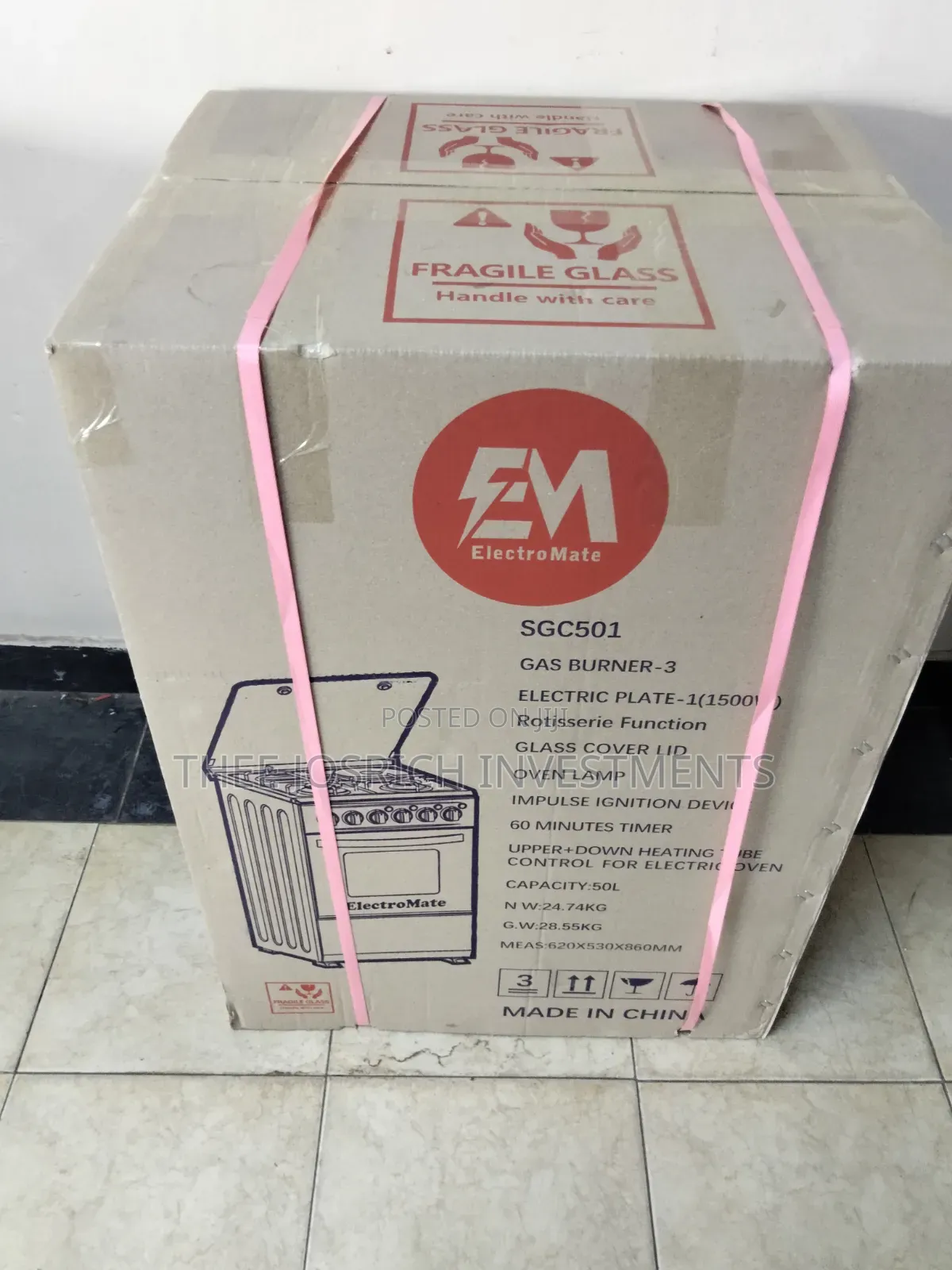 Electromate 3+1 Standing Cooker Size 50*55 SGC501