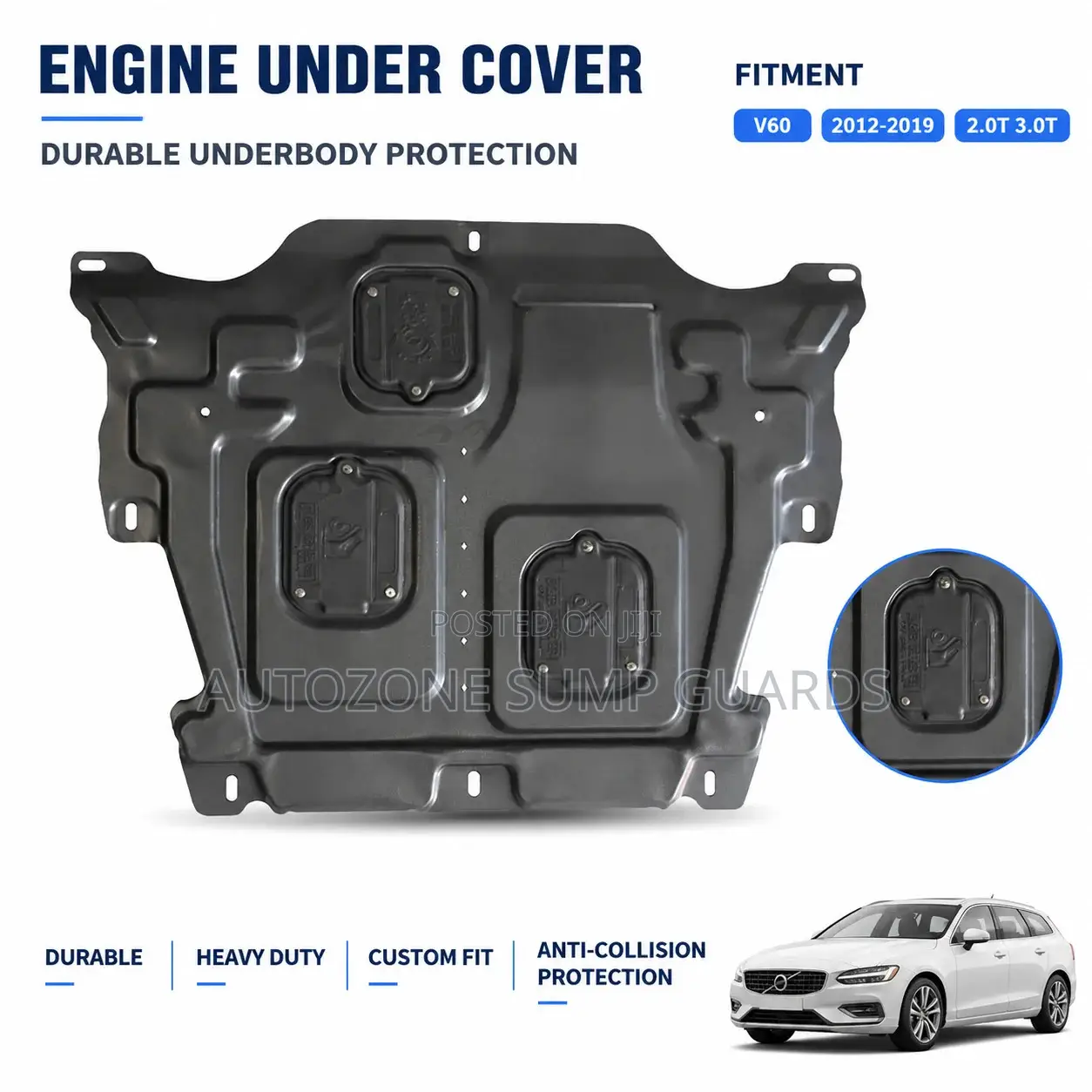 Custom Fit Underbody Protection for Volvo V60 .0T 3.0T