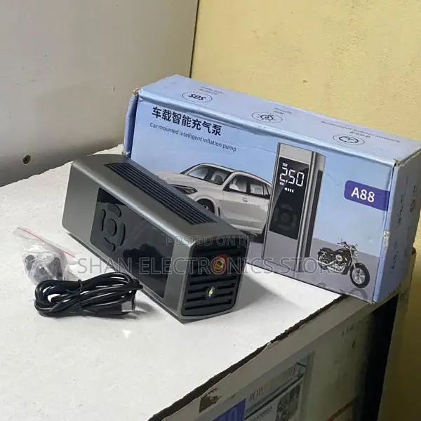 Automatic Pressure Cutoff A88 Vehicle Digital Air Tyre Inflator Pump