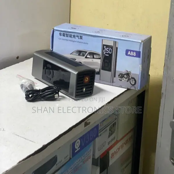 Digital Pressure Selection A88 Car Tyre Inflator Filling Pump