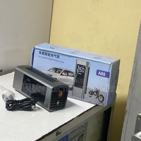 LED Assisted Inflation A88 Digital Tyre Vehicle Air Pump