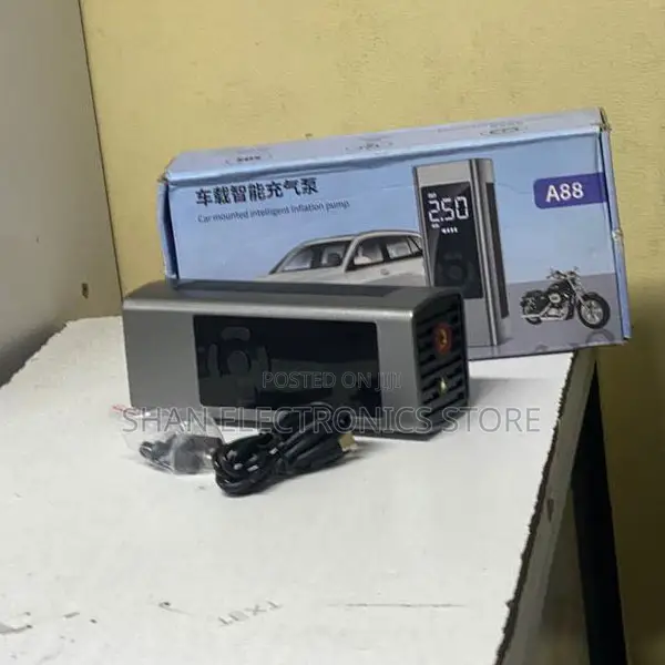 A88 Portable Digital Tyre Inflator Compressor Pump Multi Vehicle Pump