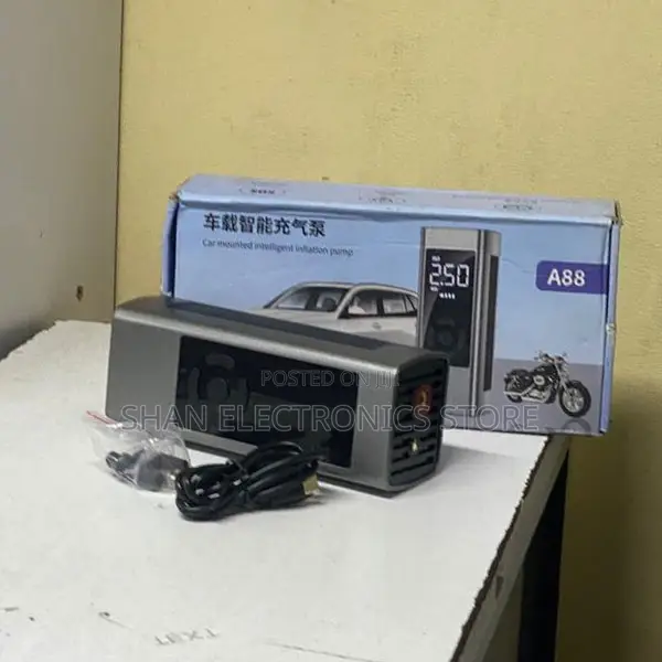 A88 Digital Tyre Air Inflator Convenient Travel Companion