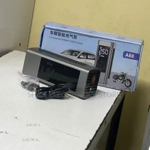 A88 Compact Car Tyre Air Inflator Pump With Preset PSI Control System