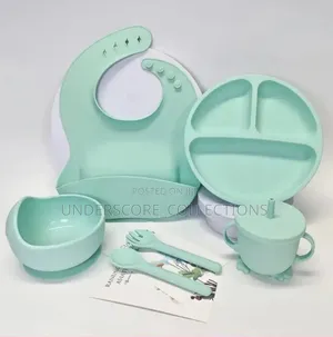 6pc Silicone Baby Feeding Cutlery Set