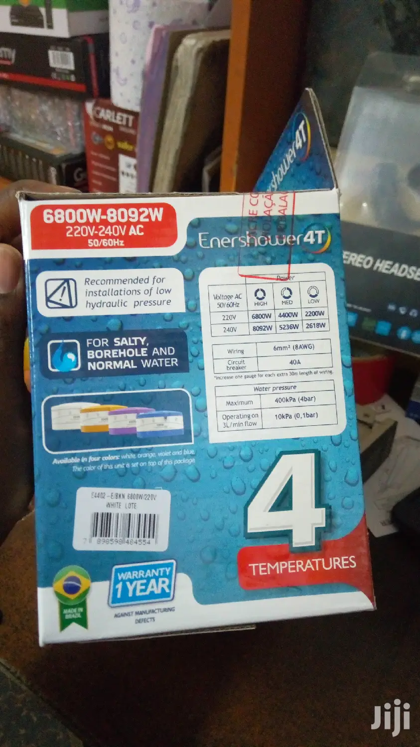 Enershower4t With Thermoplastic Elastomer