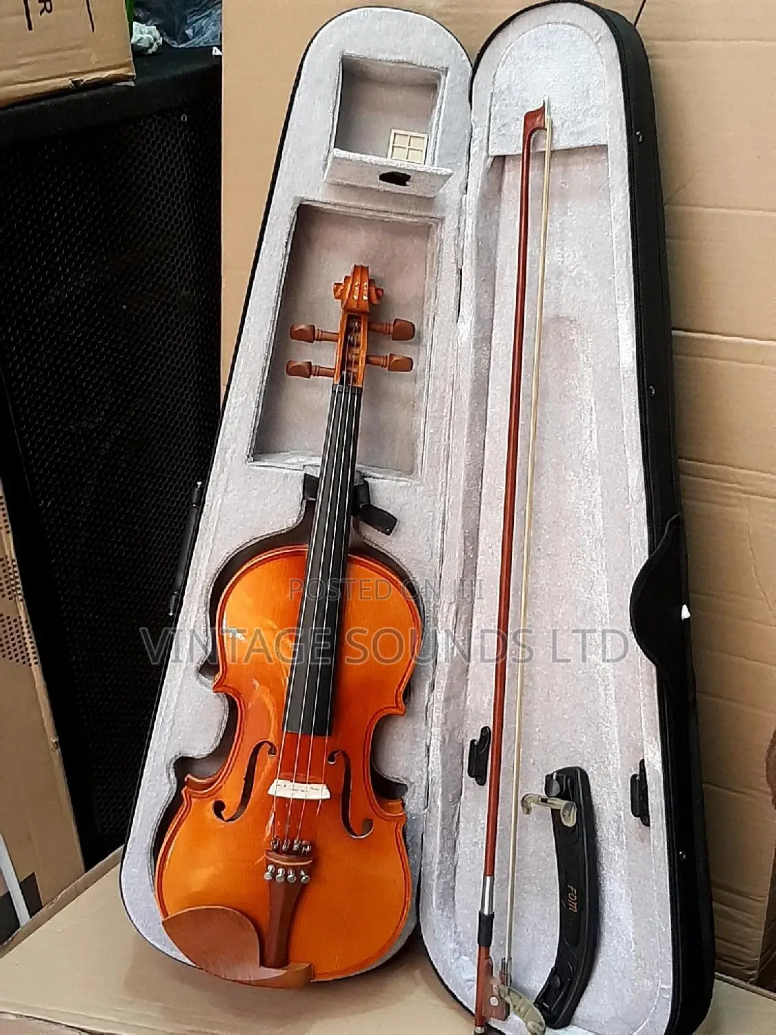 4/4 Solid Wooden Maple Leaf Violin