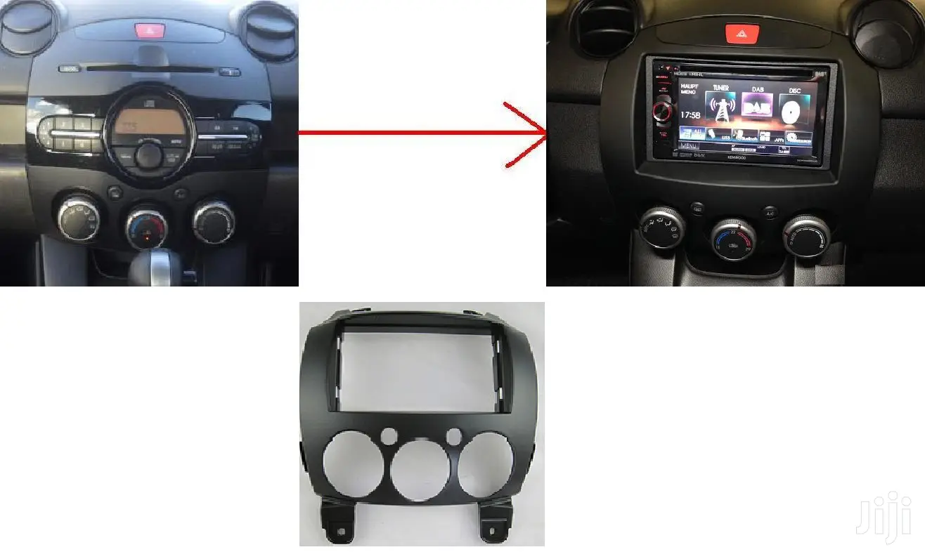 Mazda Demio: Double Din Stereo Installation Fascia Kit