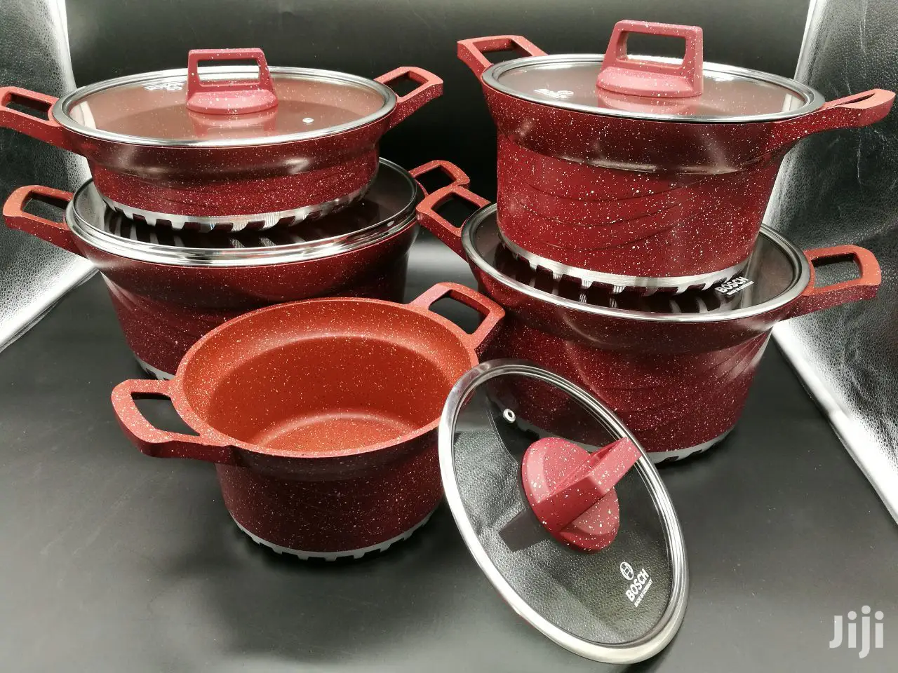 10pcs Bosch Granite Cookware Set