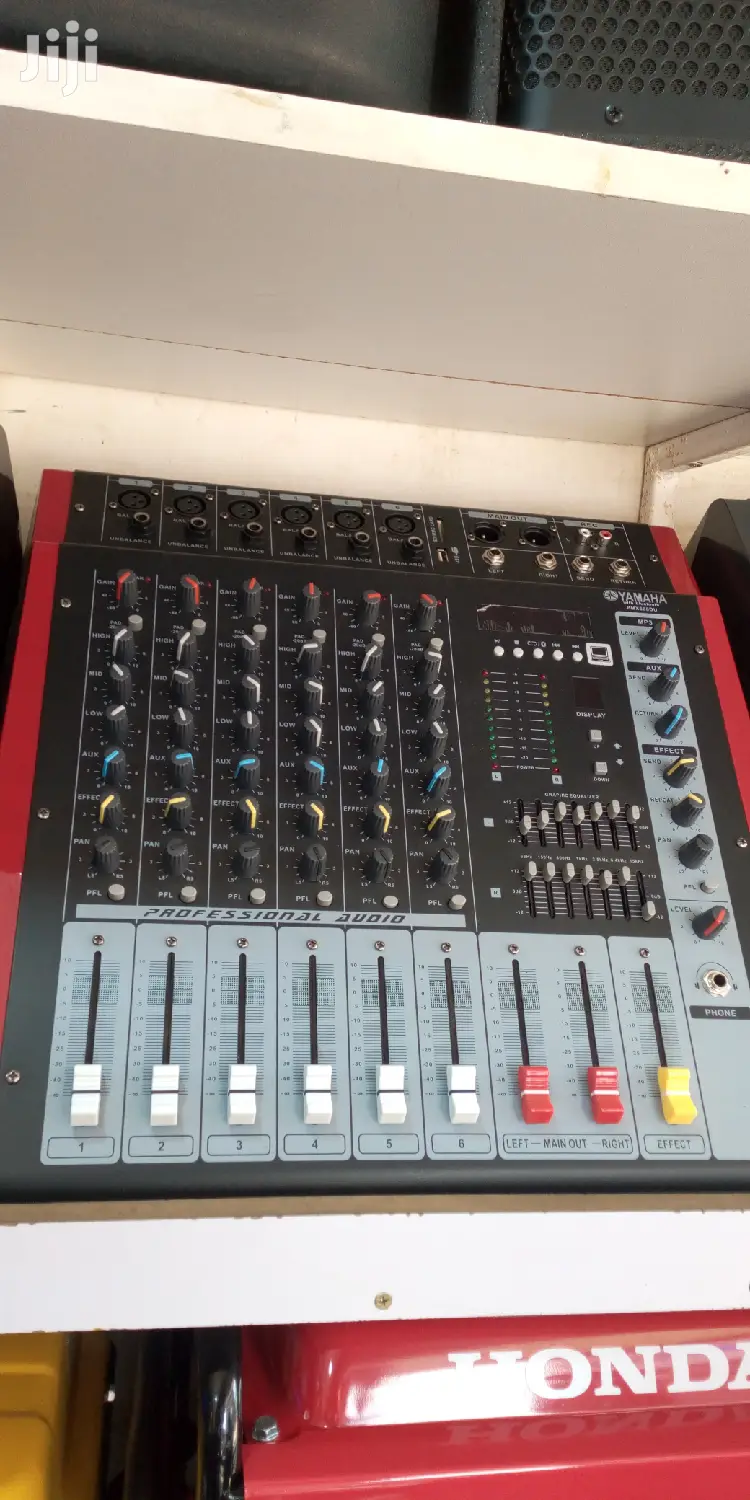 Yamaha 6 Channel Mixer Red