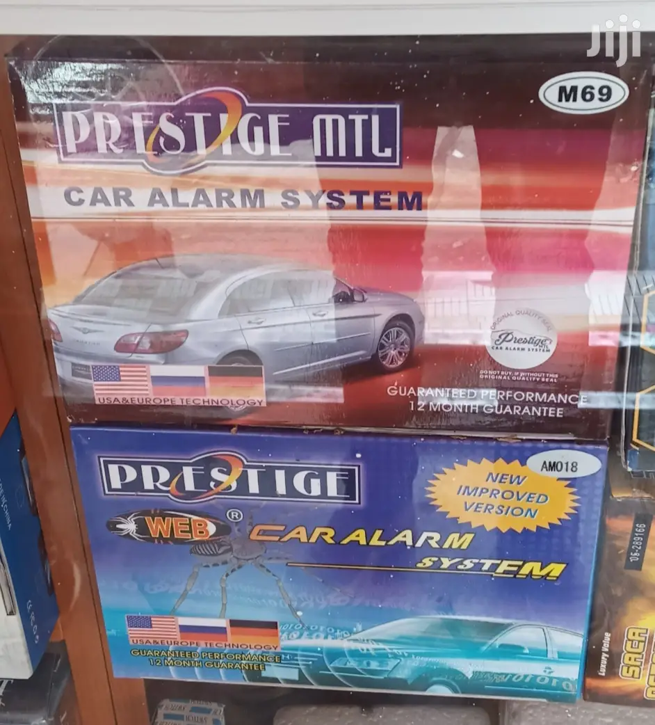New Prestige Car Alarm With Cut Off, Free Installation.