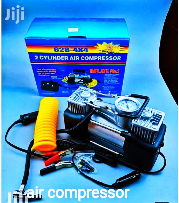 New Car Two Cylinder Air Compressor, Free Delivery Within Nairobi Town