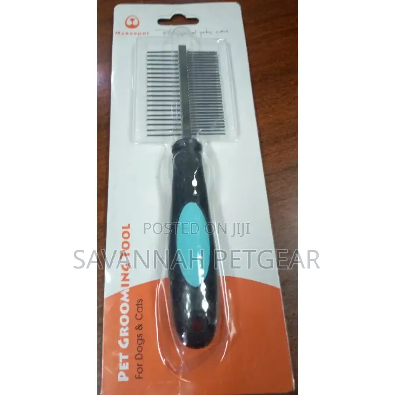 Double Flat Comb for Pet Grooming