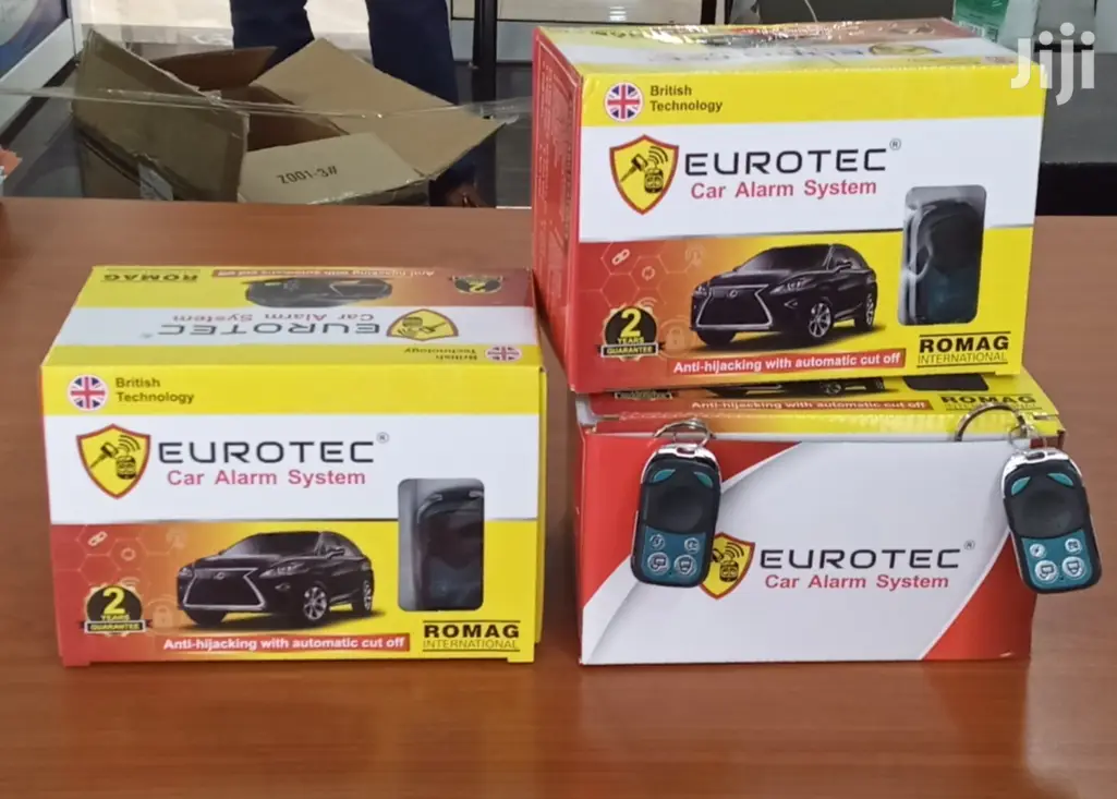 New Eurotec Car Alarm System With Engine Immobilizer, Free Installatio