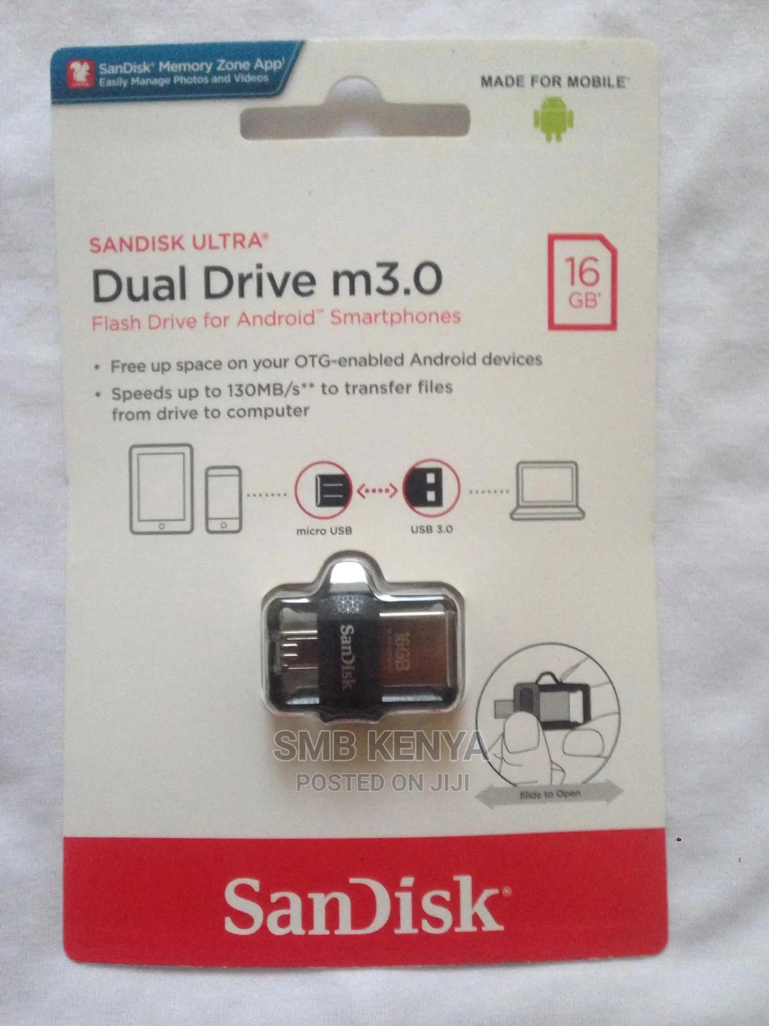 Original Sandisk Otg Flash Drive 16 Gb