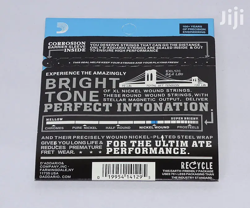 d'Addario EXL120 Super Light Gauge Electric Guitar Strings