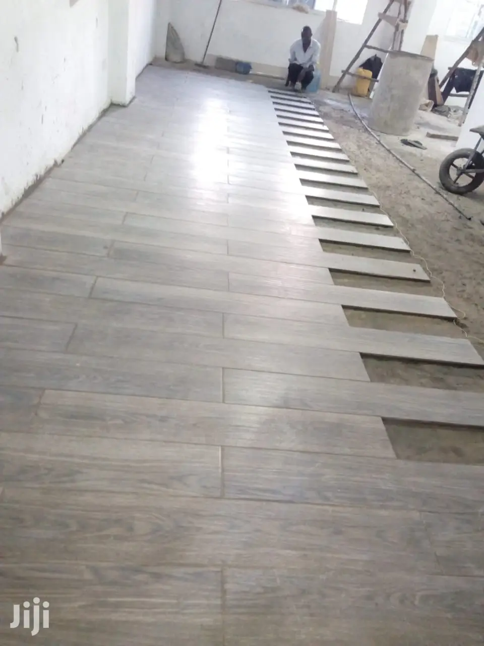 Tiling Work/ Cleaning Of Tiles Against Sturbon Stain